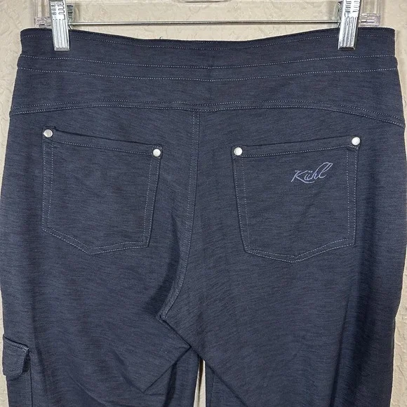 Kuhl Mova Pant S Womens 6 Navy Blue Stretch Athletic Pull On Hiking EUC Feminine - Picture 5 of 11